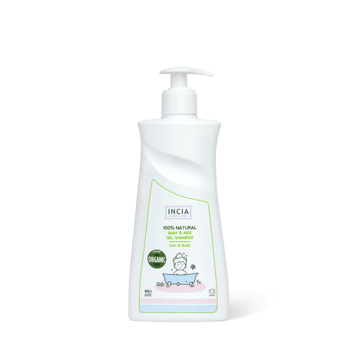 INCIA Natural Children's Shampoo without Sulfates and Parabens